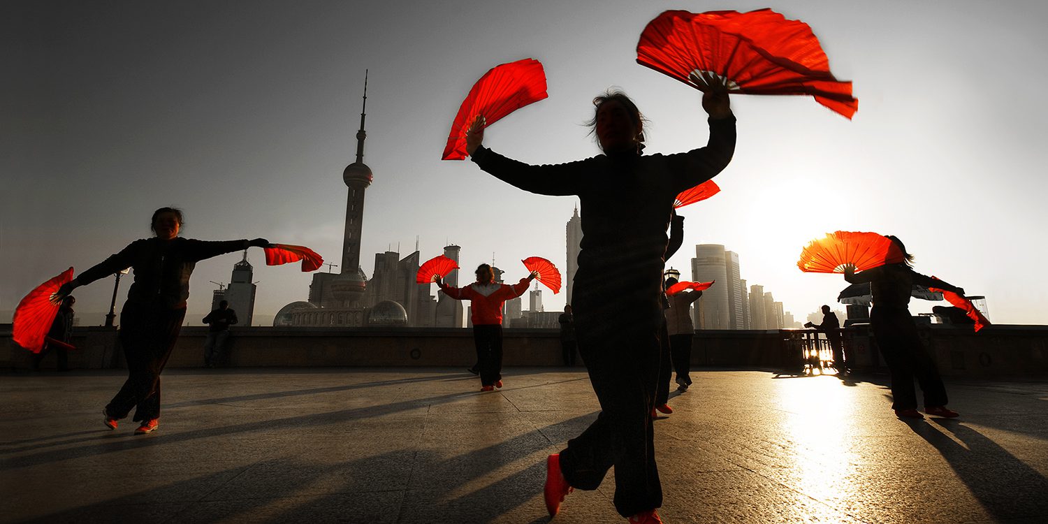Traditional Chinese Dance with Fans