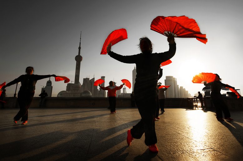 Traditional Chinese Dance with Fans